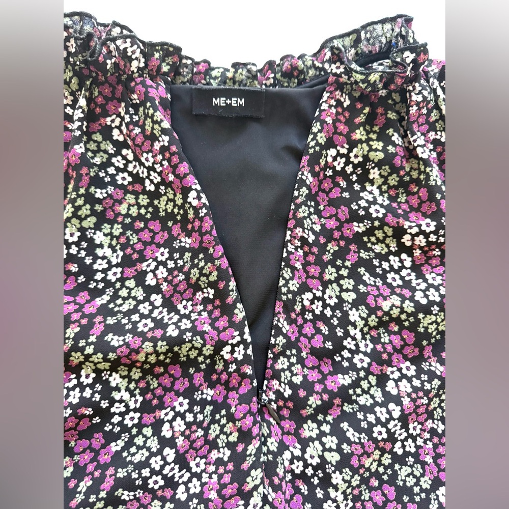 ME+EM Floral High-Low Maxi Dress Size 6 New - Picture 5 of 12